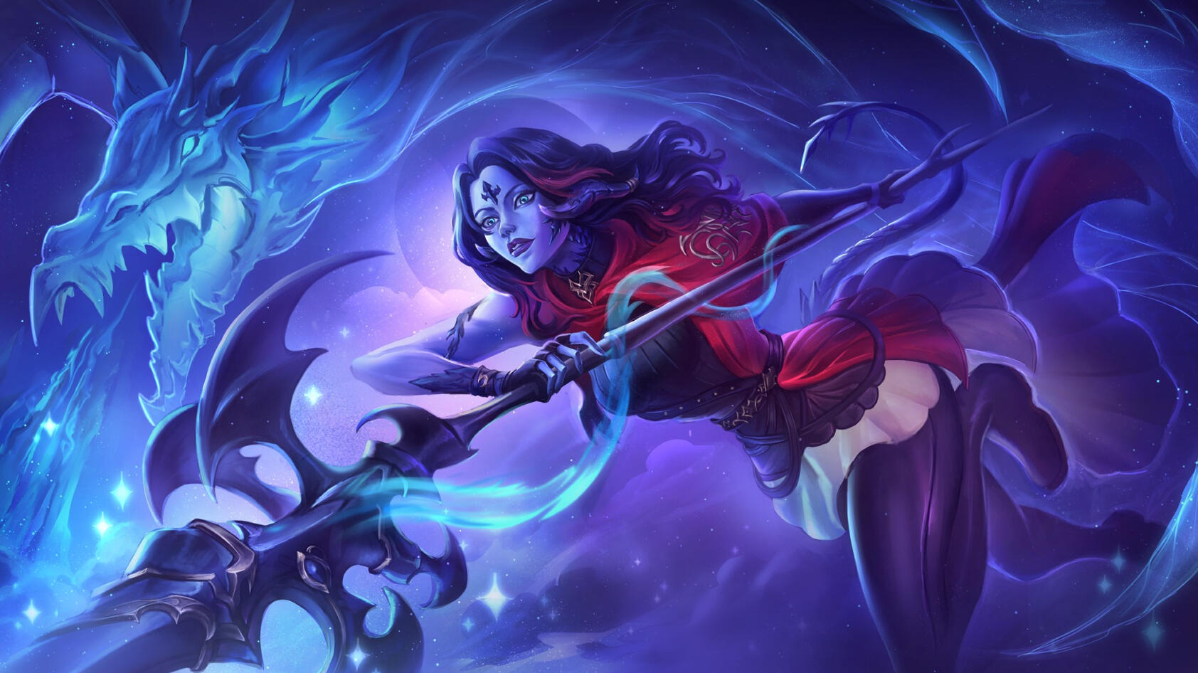 Cosmic Tundra (Dragoon) - FFXIV Commission